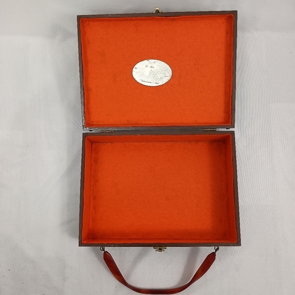 OOAK Vintage 70s Wooden Rooster and Butterfly Purse Enid Collins Style Hippie - Picture 7 of 11